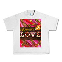 Lunar Rock all you need is love Urban Heavy Tee - AdoDesignShop
