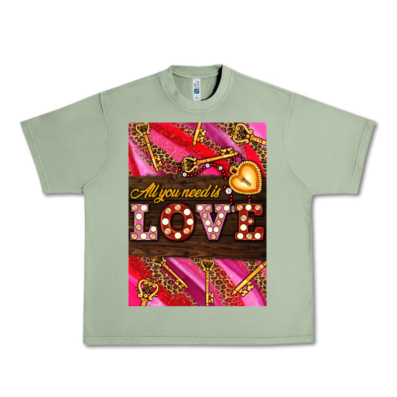 All You Need Is Love Urban Heavy Tee by AdoDesignShop | Teevron
