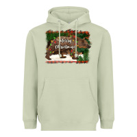 Matcha merry christmas bear Heavyweight Hoodie - BarkalooDesign