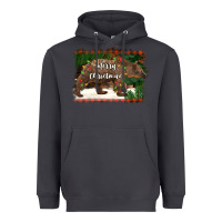 Smoke merry christmas bear Heavyweight Hoodie - BarkalooDesign
