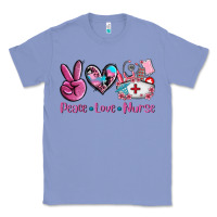 Colony Blue peace love nurse Classic Tee - AdoDesignShop
