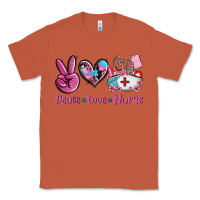 Copper peace love nurse Classic Tee - AdoDesignShop