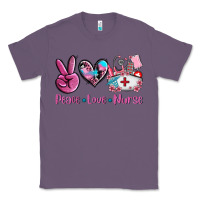 Lavender peace love nurse Classic Tee - AdoDesignShop