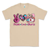 Mushroom peace love nurse Classic Tee - AdoDesignShop