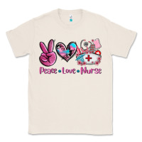 Natural peace love nurse Classic Tee - AdoDesignShop