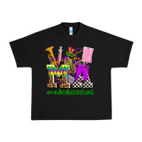 Black mardi gras ma medical assistant Urban Heavy Tee - AdoDesignShop