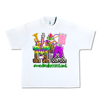 White mardi gras ma medical assistant Urban Heavy Tee - AdoDesignShop