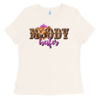 Bone moody heifer with leopard tbw Ladies Tee - texasbilliewilder
