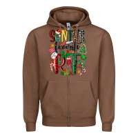 Chestnut santas favorite rt nurse Zipper Hoodie - MaliasSmallBusiness