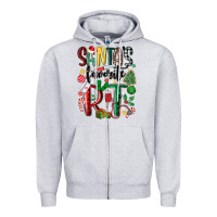 Santas Favorite Rt Nurse Zipper Hoodie | Teevron