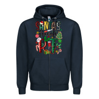 Navy santas favorite rt nurse Zipper Hoodie - MaliasSmallBusiness
