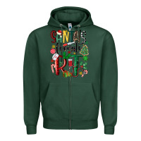 Sports Green santas favorite rt nurse Zipper Hoodie - MaliasSmallBusiness