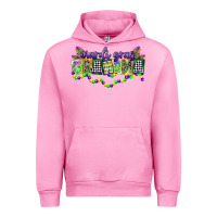 Fuchsia Pink mardi gras grandma Urban Hoodie - CowGirlArtShop