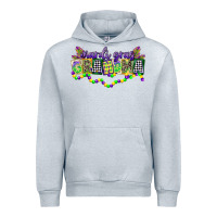 Heather Grey mardi gras grandma Urban Hoodie - CowGirlArtShop