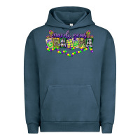 Pigment Midnight Navy mardi gras grandma Urban Hoodie - CowGirlArtShop