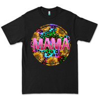 Black tie dye mama Premium Tee - texasbilliewilder