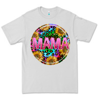 Dove Grey tie dye mama Premium Tee - texasbilliewilder