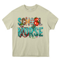 Mossy school nurse Heavy Core Tee - texasbilliewilder