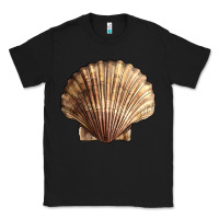 Black Japanese Scallop Shell Classic Tee - LillyAllenDesigns