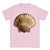 Bubblegum Pink Japanese Scallop Shell Classic Tee - LillyAllenDesigns