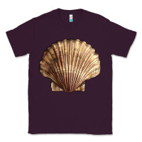 Plum Japanese Scallop Shell Classic Tee - LillyAllenDesigns