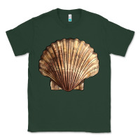 Sports Green Japanese Scallop Shell Classic Tee - LillyAllenDesigns