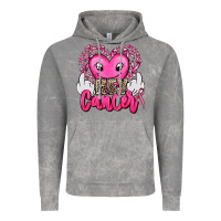 Cloud Rock hey cancer with middle fingers Vintage Hoodie - AdoDesignShop