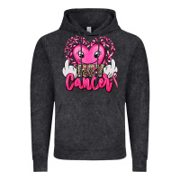 Vintage Black hey cancer with middle fingers Vintage Hoodie - AdoDesignShop