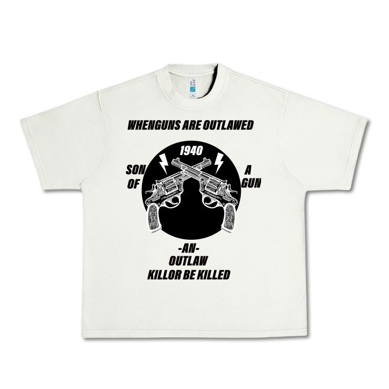 Guns - When Guns Are Outlawed I'll Be Outlaw Urban Heavy Tee by Bettercallsaul | Teevron