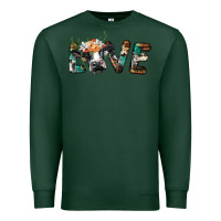 Sports Green love with holstein cow Premium Sweatshirt - BarkalooDesign