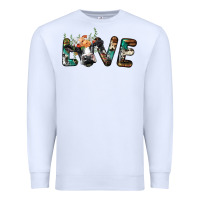 White love with holstein cow Premium Sweatshirt - BarkalooDesign