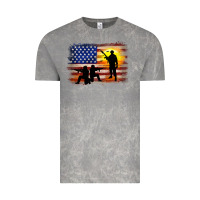 Cloud Rock american flag soldier sunset Vintage Tee - JahusDesignShop