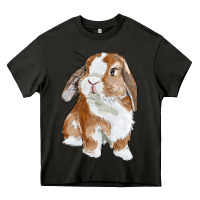 Asphalt cute bunny Heavy Core Tee - RanaPortraitStore