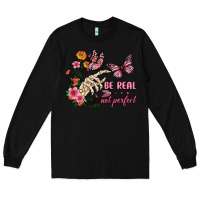 Black be real not perfect Long Sleeve Tee - JahusDesignShop