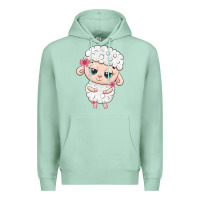 Seafoam cute sheep Premium Hoodie - texasbilliewilder