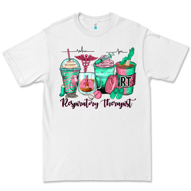 Respiratory Therapist Coffee Cups Premium Tee by Zillion Design Studio | Teevron