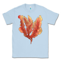Dusty Blue pink venus fan sea coral Classic Tee - LillyAllenDesigns