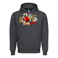 Smoke teacher school love Zipper Hoodie - NancyCooperArtShop