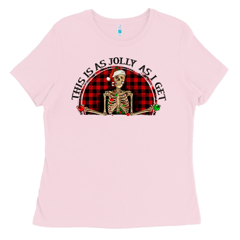 This Is As Jolly  As I Get Ladies Tee by RanaPortraitStore | Teevron