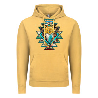 Vintage Mustard cowhide leopard bull skull aztec Vintage Hoodie - JahusDesignShop