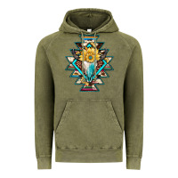 Vintage Olive cowhide leopard bull skull aztec Vintage Hoodie - JahusDesignShop