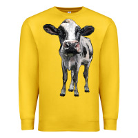 Lemon holstein cow Premium Sweatshirt - BarkalooDesign
