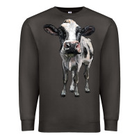 Smoke holstein cow Premium Sweatshirt - BarkalooDesign