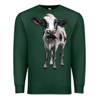 Sports Green holstein cow Premium Sweatshirt - BarkalooDesign