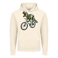 Vintage Artic t rex dinosaur riding dinosaur Vintage Hoodie - RanaPortraitStore