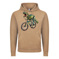 Vintage Coffee t rex dinosaur riding dinosaur Vintage Hoodie - RanaPortraitStore