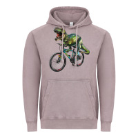 Vintage Zinc t rex dinosaur riding dinosaur Vintage Hoodie - RanaPortraitStore