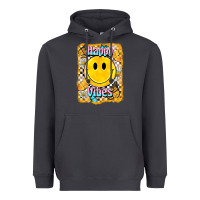 Smoke happy vibes smiley face Heavyweight Hoodie - BarkalooDesign