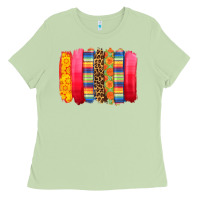 Matcha mexican leopard brushstroke Ladies Tee - Zillion Design Studio