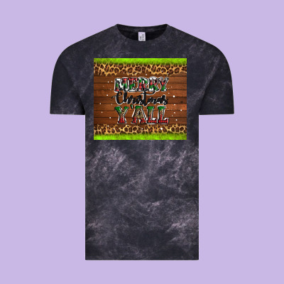 Merry Christmas Y'all Vintage Tee Designed By Adodesignshop